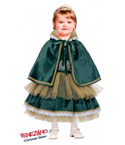 Costume di carnevale PRINCIPESSINA DEI BOSCHI 